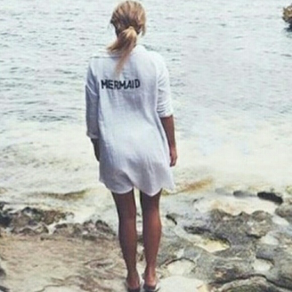 1 left-Mermaid Cover up - Picture 2 of 5